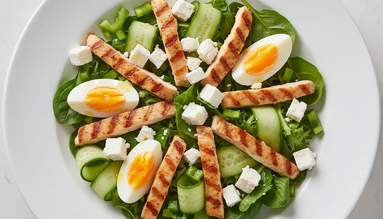 low carb sattmacher salat proteinrech